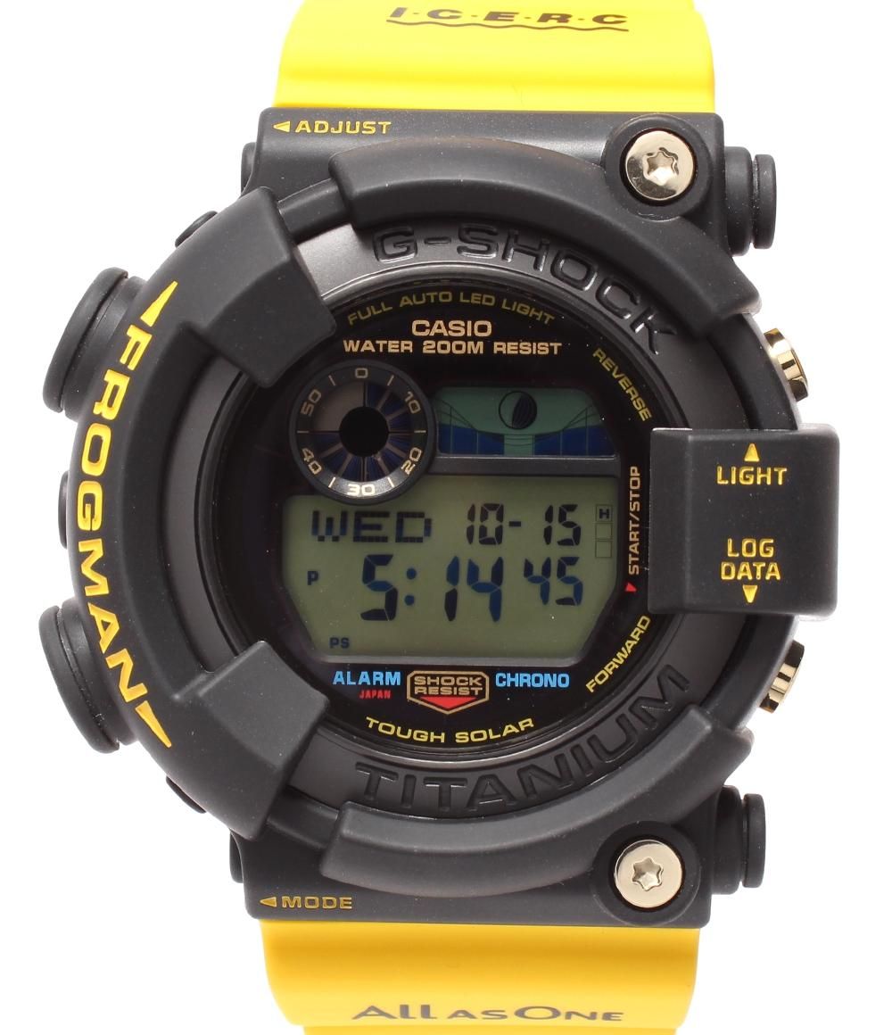 G-SHOCK カシオ 腕時計 FROGMAN イルクジ 電波ソーラー アイサーチ ジャパン コラボレーション GW-8200K-9JR ソーラー メンズ CASIO