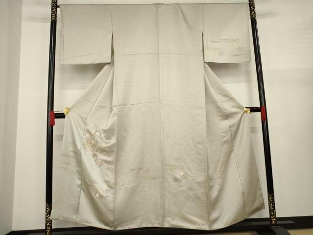 【やまと製・金】正絹　上質な訪問着　作家物　鳥柄　袷　落款 やまと製・金】正絹上質な訪問着作家物鳥柄袷落款