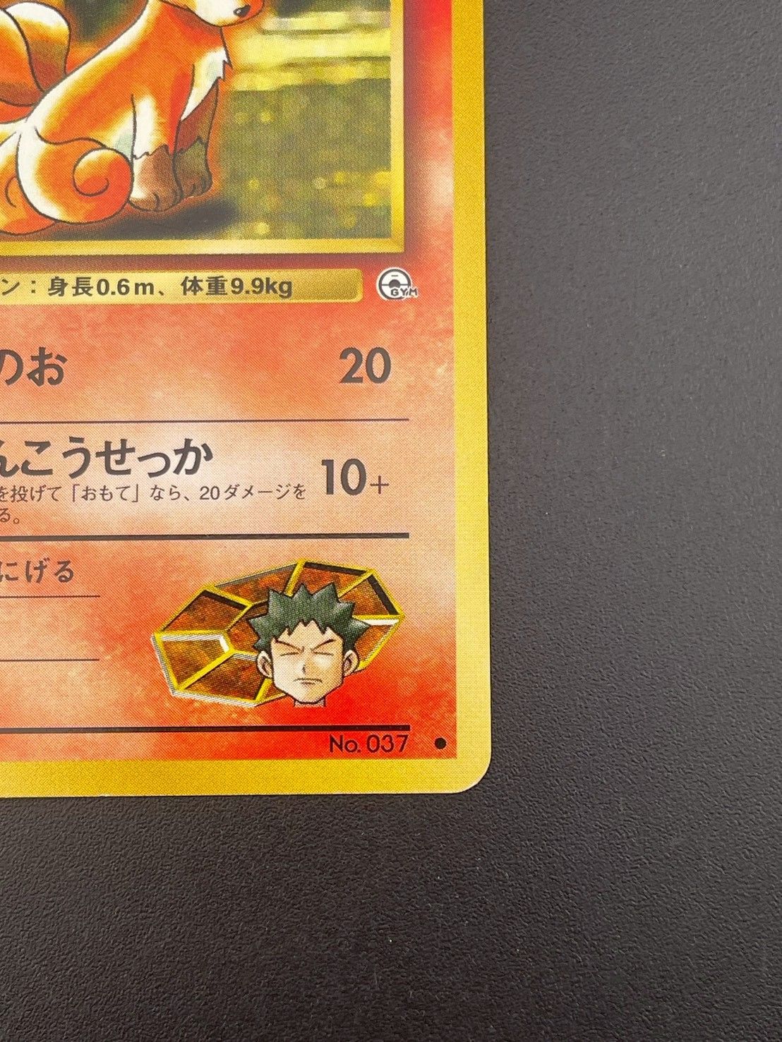 ポケカ タケシのロコン No.37 旧裏面 状態B】旧裏 No.037 タケシの