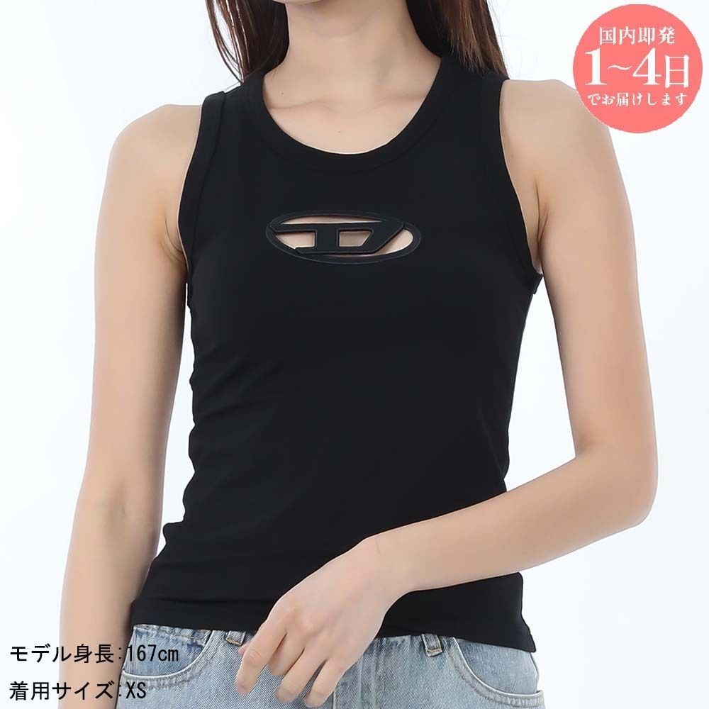 DIESEL ディーゼル A15703 0AFAA 9XXA T-Lynys-Od コットン スリムフィット タンクトップ