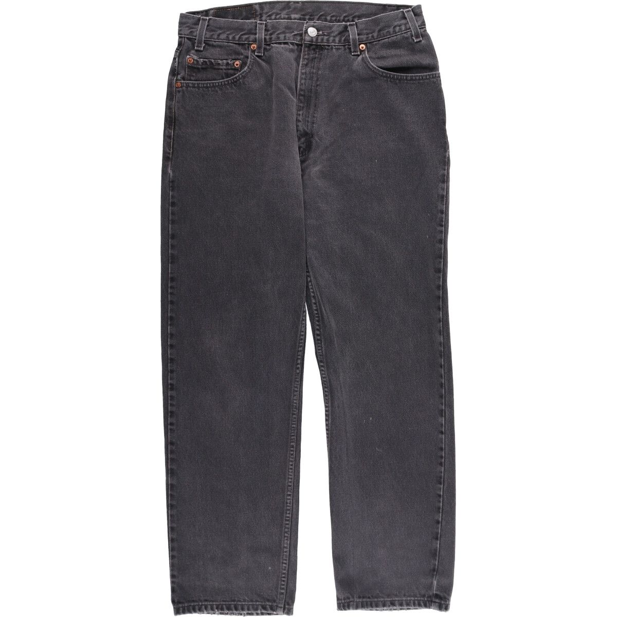 古着 90年代 リーバイス Levi s 505 STRAIGHT LEG REGULAR FIT ブラックデニム テーパードデニムパンツ メンズw34相当|eaa553621