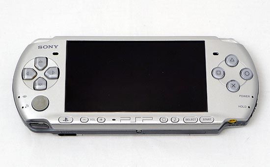 bn:16] SONY PSP ミスティック・シルバー PSP-3000 MS ワケあり 元箱 