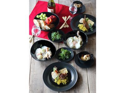 MIKASA ベジタブルボウル 25cm ブラック SKLAD-KIRPICHA_RU