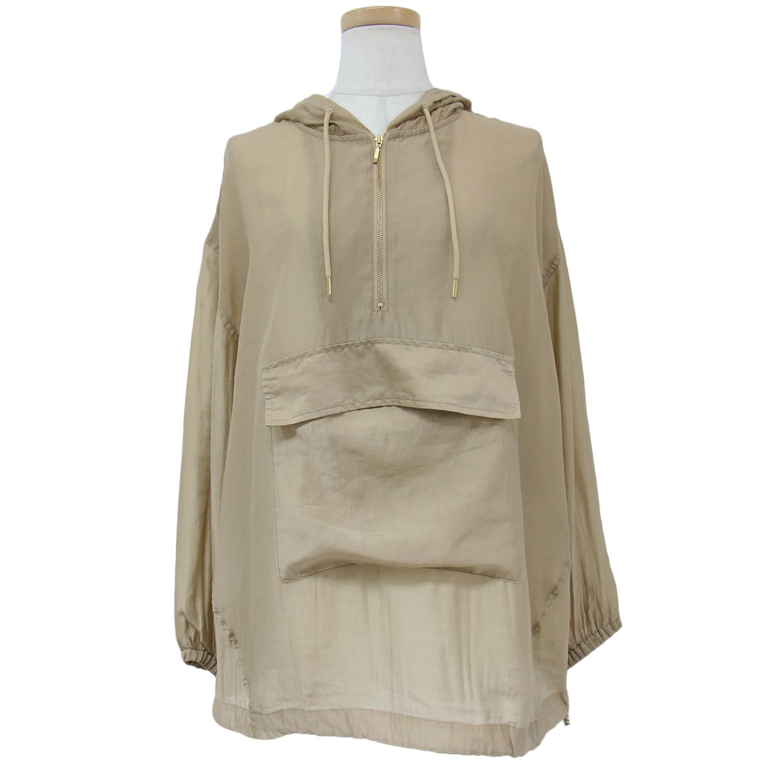 Loungedress シアー アノラック パーカーラウンジドレストップス