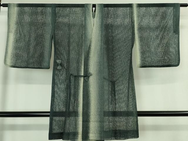 平和屋着物 上 道中着 スリーシーズン 春夏秋 塵除け ロング丈 間道 DZAA9846kh5