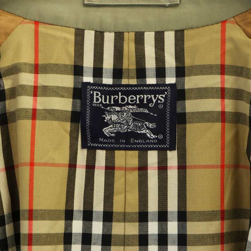 バーバリーズ Burberrys 91年製 トレンチコート 長袖 ロング ノバ