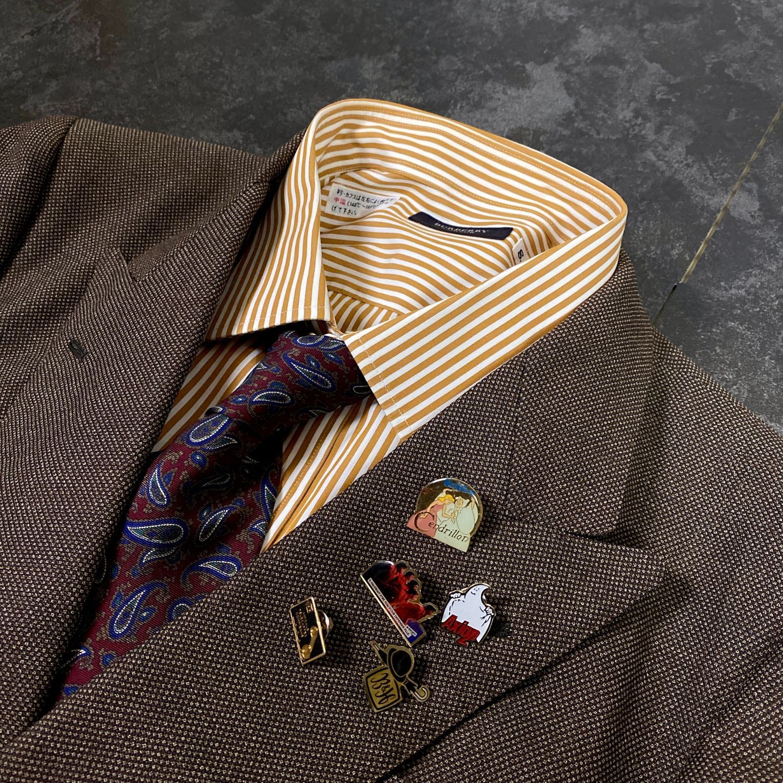 BURBERRY バーバリー スーツ セットアップ シャツ ネクタイ 110
