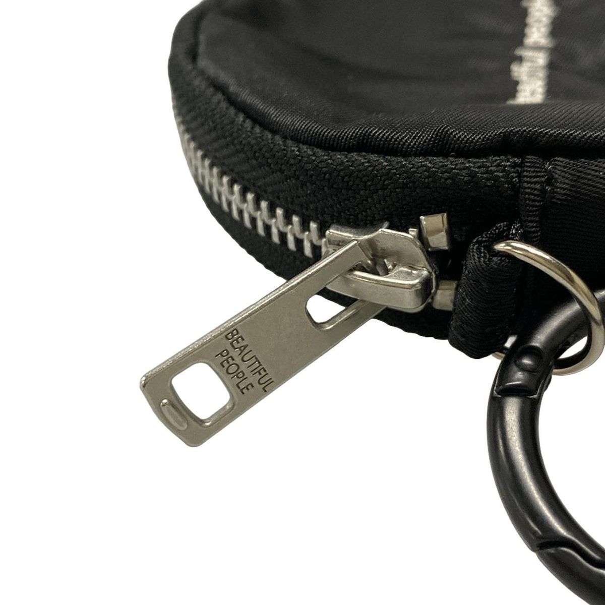 新品】beautiful people コインケースブラック チェーン付き 新品