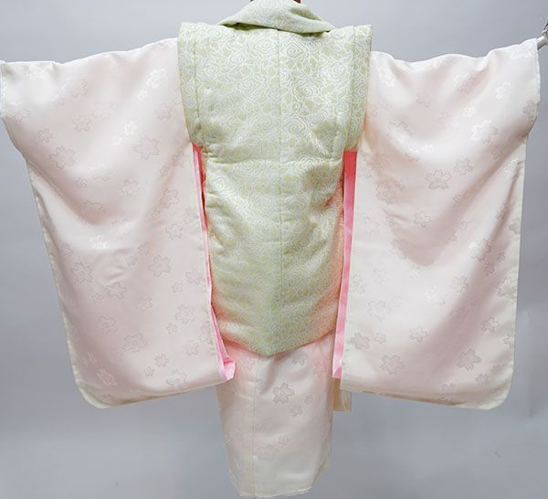 七五三 三歳 女児 被布 着物 フルセット 着物地は日本製 NO34636 七五三 三