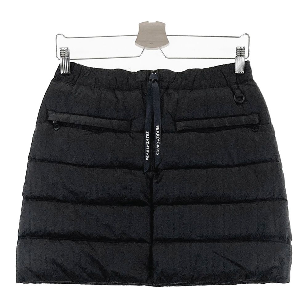 パーリーゲイツ スカート ダウン 中綿 ブラック ショート ゴルフウェア パーリーゲイツ GOLF ブラック ダウンスカート パーリーゲイツ