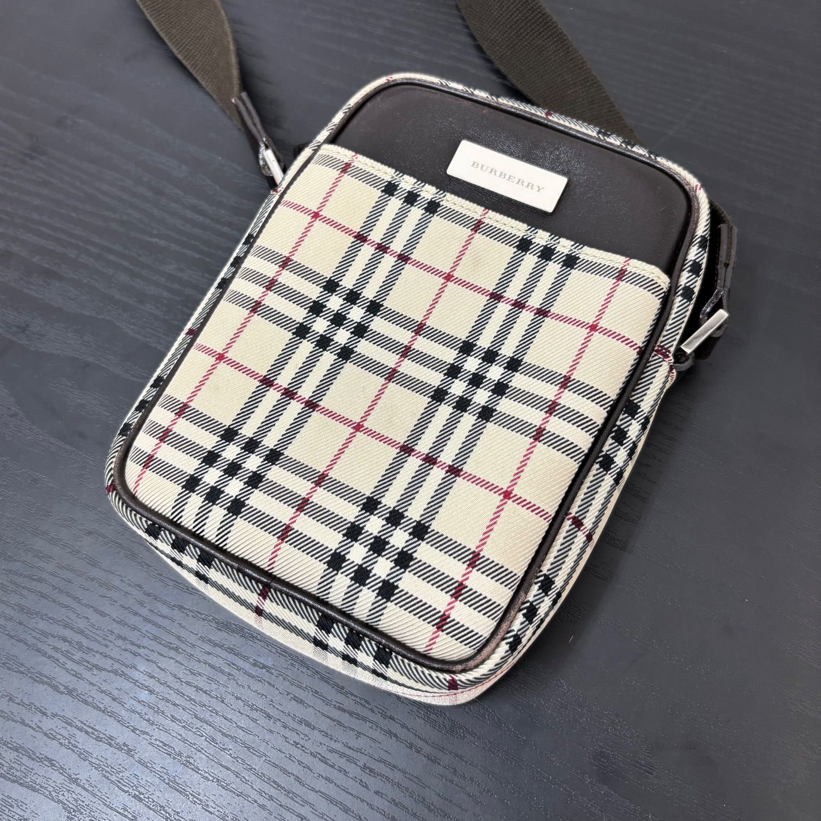◾︎Burberry バーバリー ノバチェック ショルダーバッグ シルバー金具 