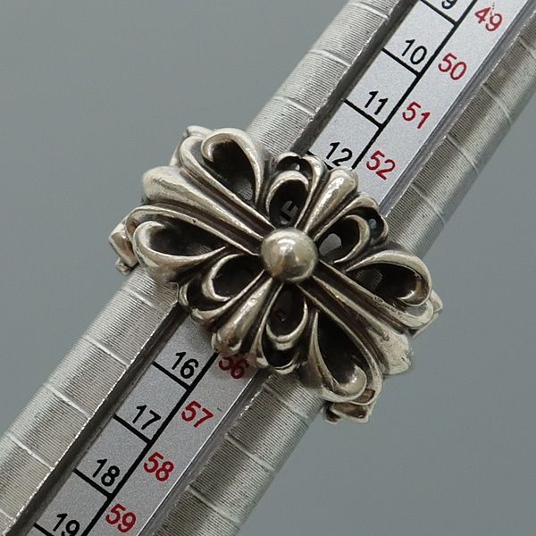 CHROME HEARTS 銀座店 クロムハーツ ダブルフローラルクロス リング