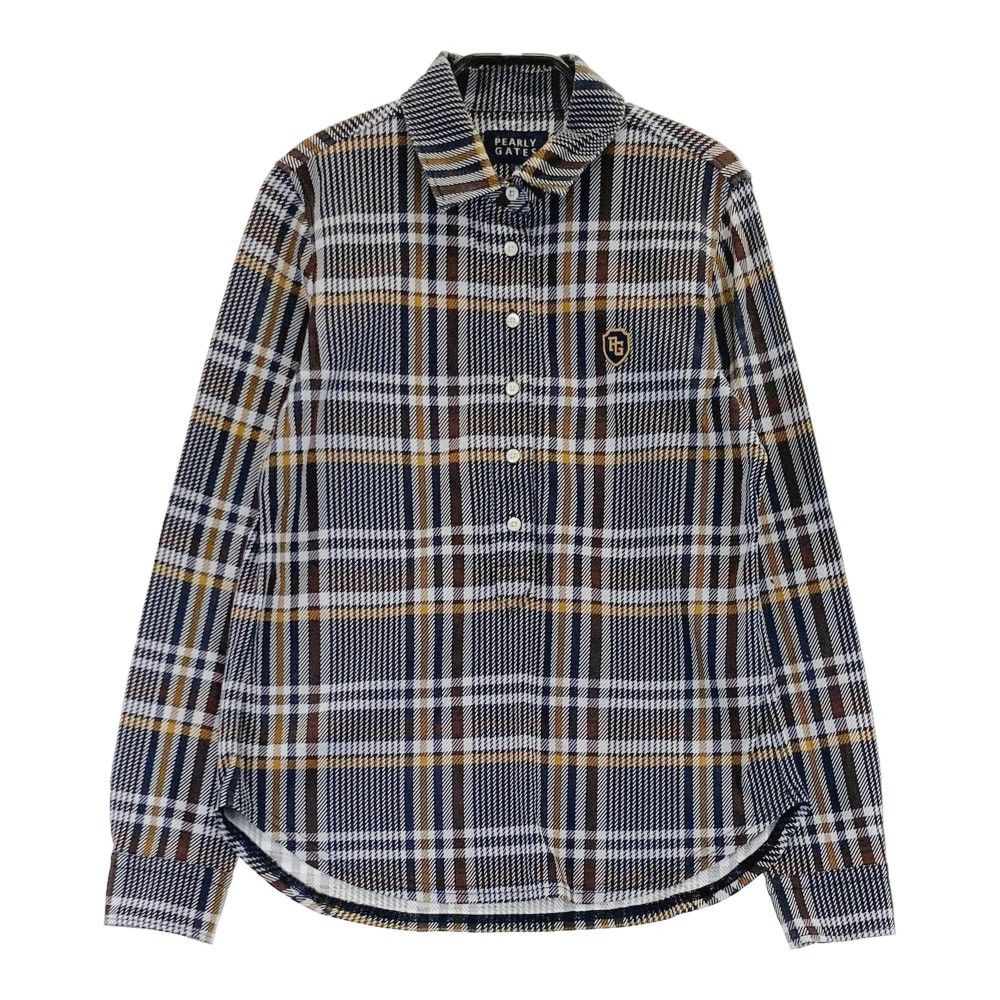 パーリーゲイツ PEARLYGATES 長袖ポロシャツ ネイビー サイズ2（L