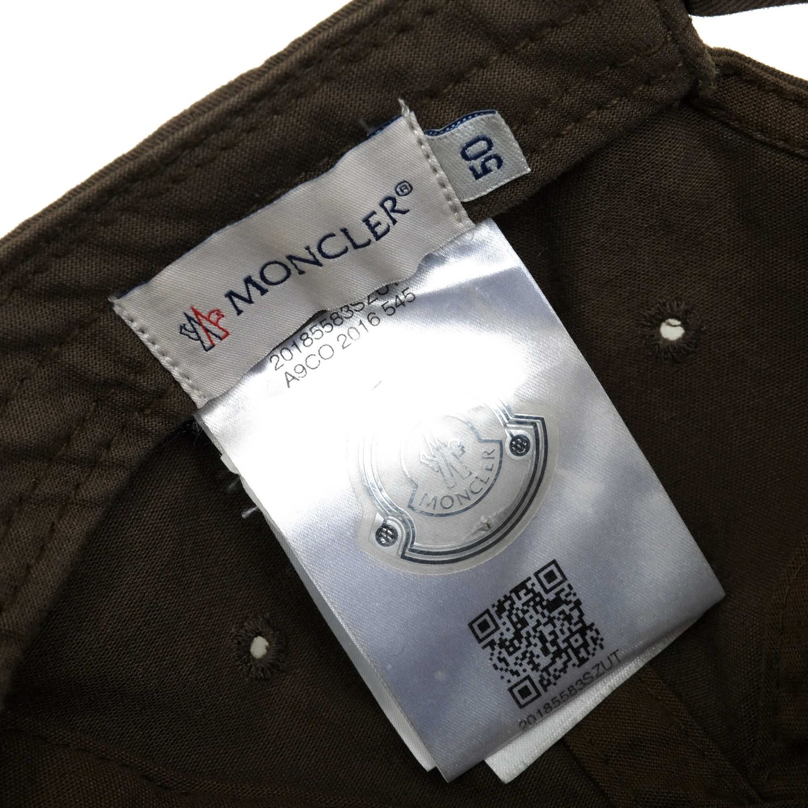 絶対にお買得! モンクレール MONCLER 帽子 メンズ 男性 男性用コットン 綿 キャンバス オリーブ カーキ C1-954-00121-05-04863 キッズ ウォッシュ加工 ユニセックス 男女兼用