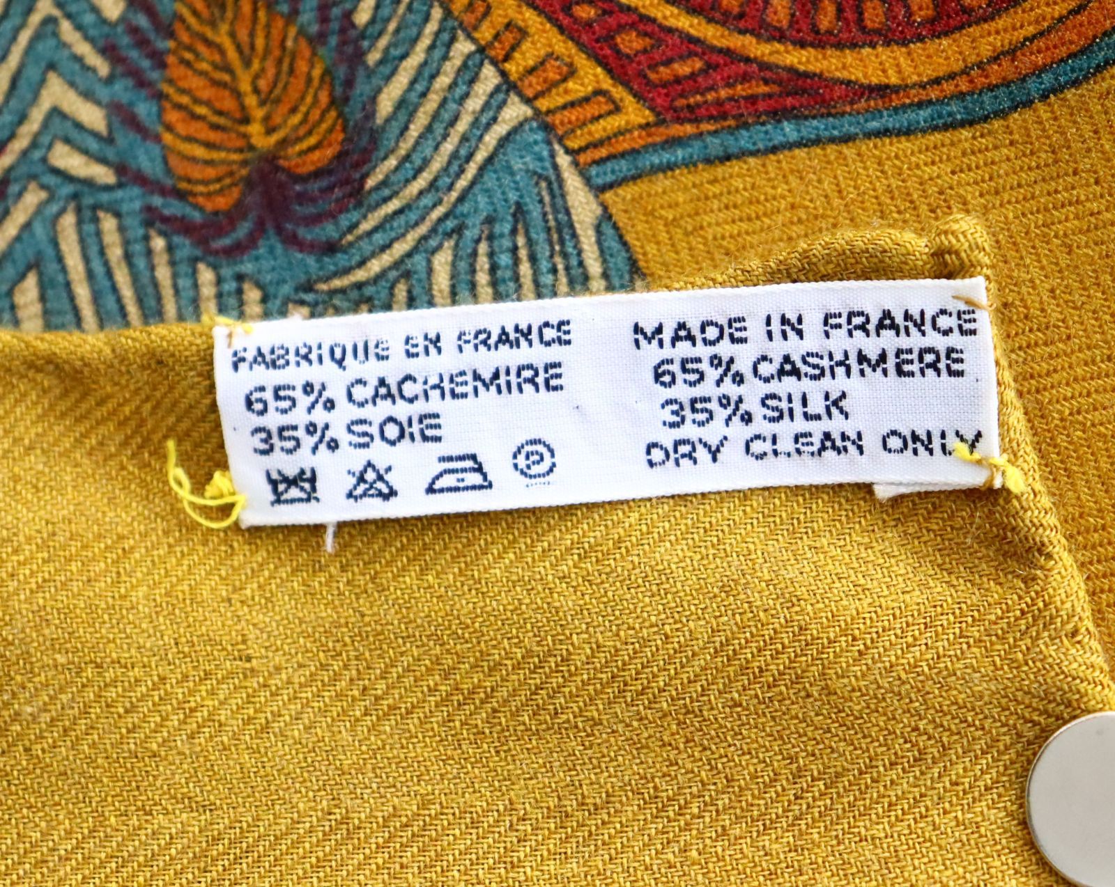 HERMES美品 エルメス カレ90 カシミアシルク ART des steppes