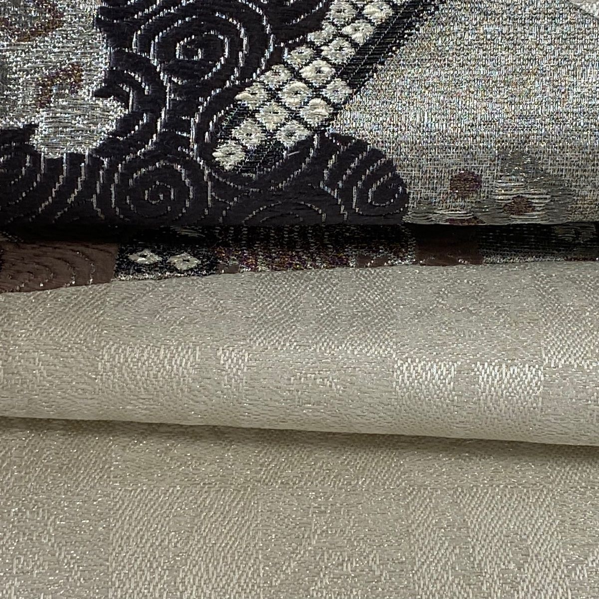 刺繍 銀糸