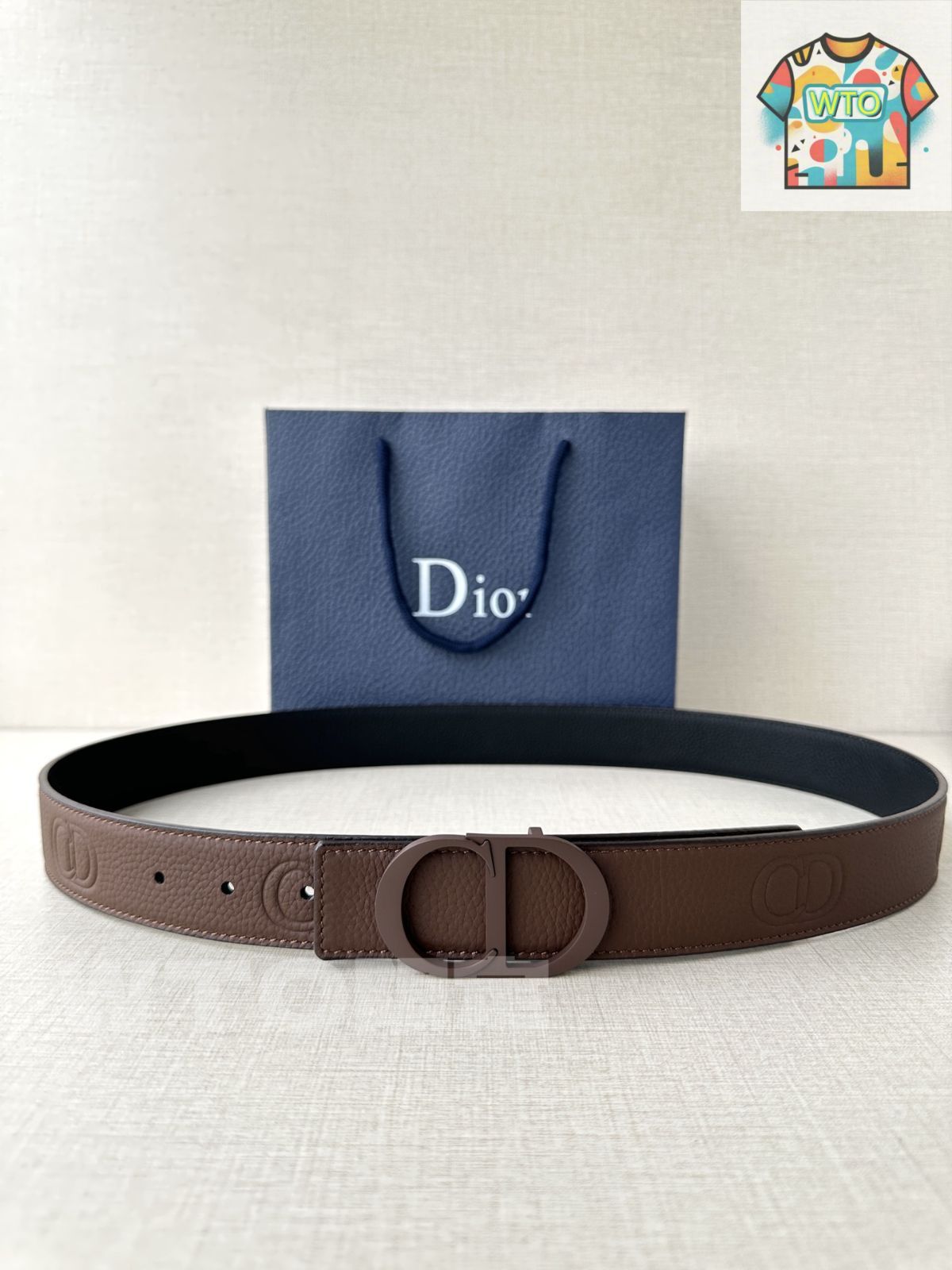 Dior キャンバス ベルト Dior ロゴ入りキャンバスベルト - メルカリ