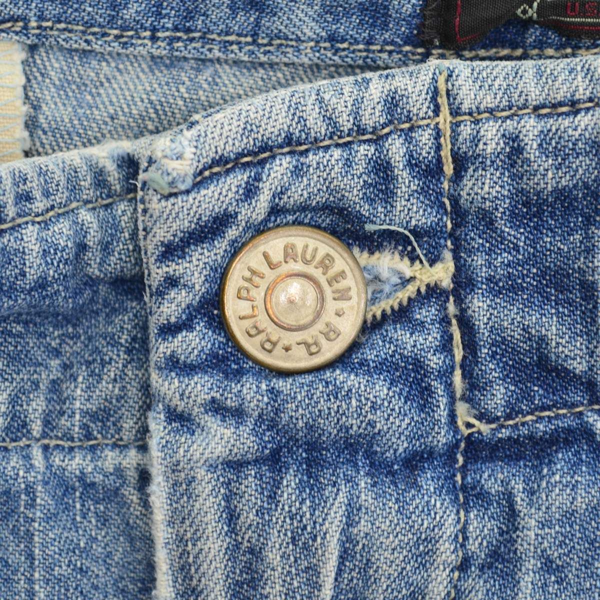 RRL/DOUBLERL】90s USA製 3つ星タグ デニムカーゴパンツ - メルカリ