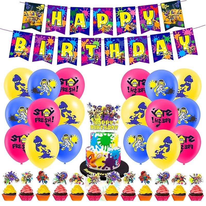 【新品】 誕生日 飾り付け バルーンセット ハッピー バースデー HAPPY BIRTHDAY キャラクター パーティーデコレーション バナー部屋飾り パーティーグッズ ギフト プレゼント 風船 女の子 男の