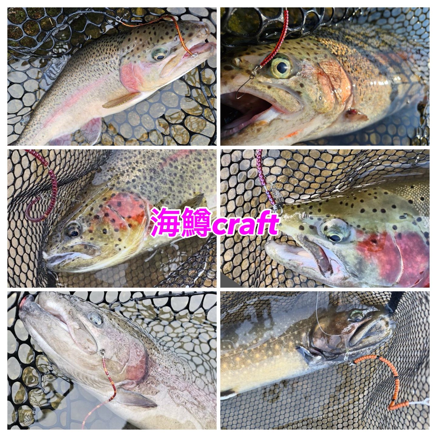 【らーてりっち】管釣り　エリアトラウト 海鱒スパイラルtrigger 管釣り エリアトラウト 【形状記憶】海鱒スパイラルtrigger 2.9g