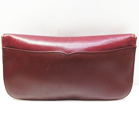 【極微品】 カルティエ クラッチバッグ マストライン ボルドー ゴールド金具 Cartier カルティエ クラッチバッグ セカンドバッグ レディース