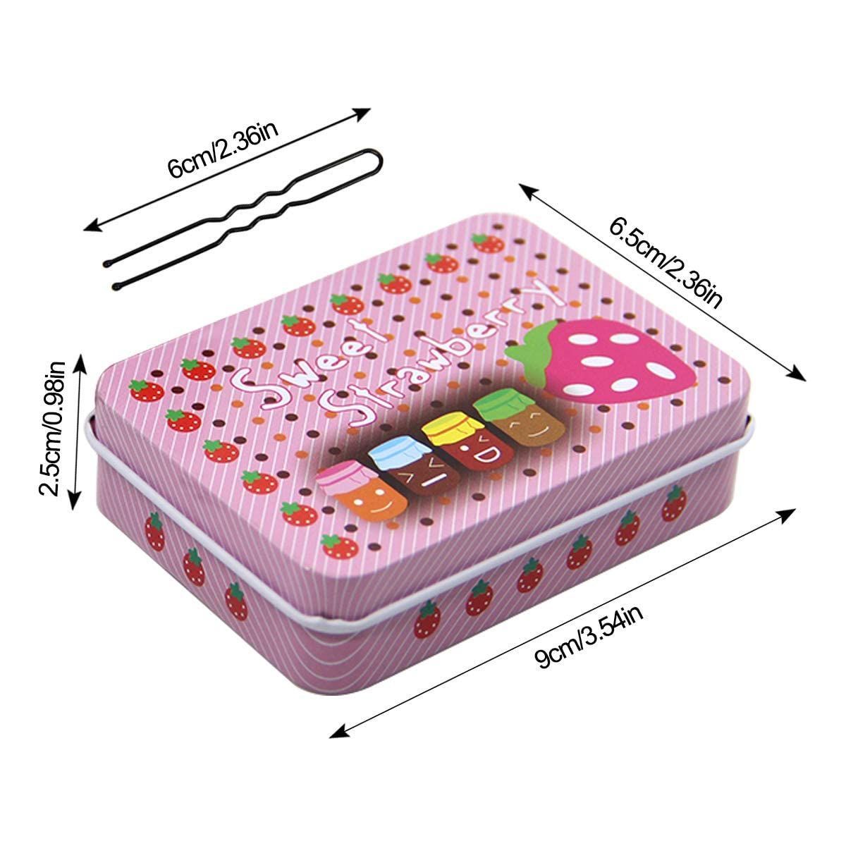 数量限定】BetterJonny 200pcs ヘアピン U ピン 玉付き 段付き
