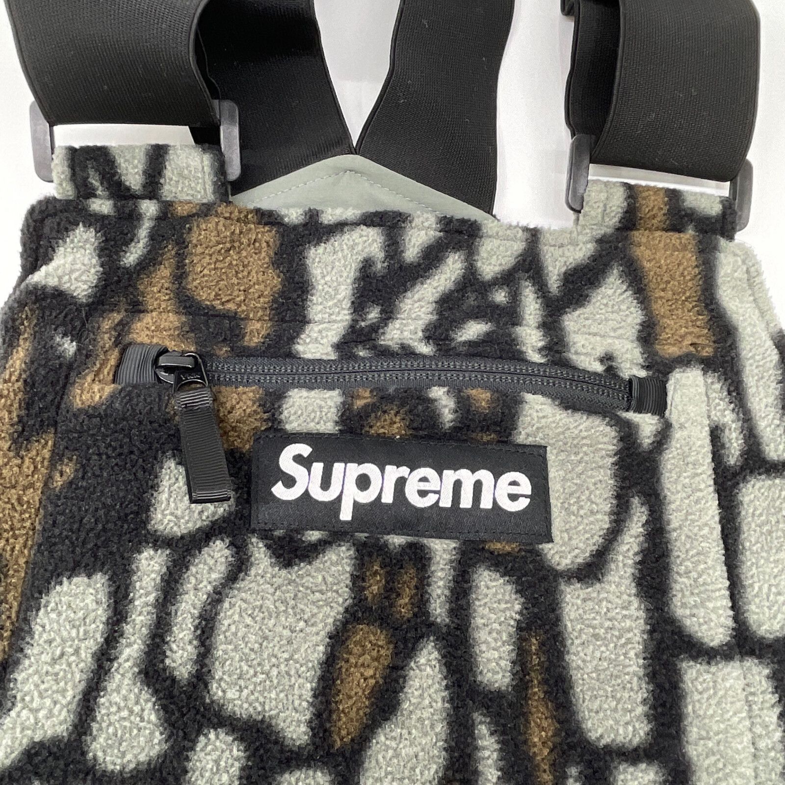 極美品 SUPREME 20AW Polartec Overalls カーキ S Supreme シュプリーム 20FW Polartec Overalls カーキ ポーラ