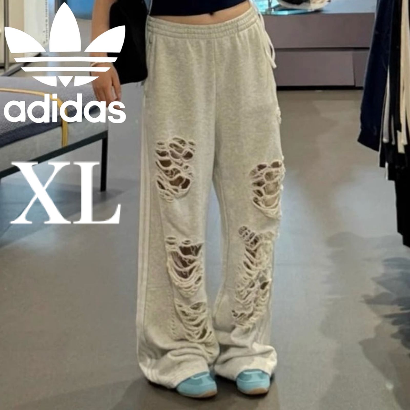 新品⭐️レディースXL/メンズM adidas ジョガー/スウェットパンツ