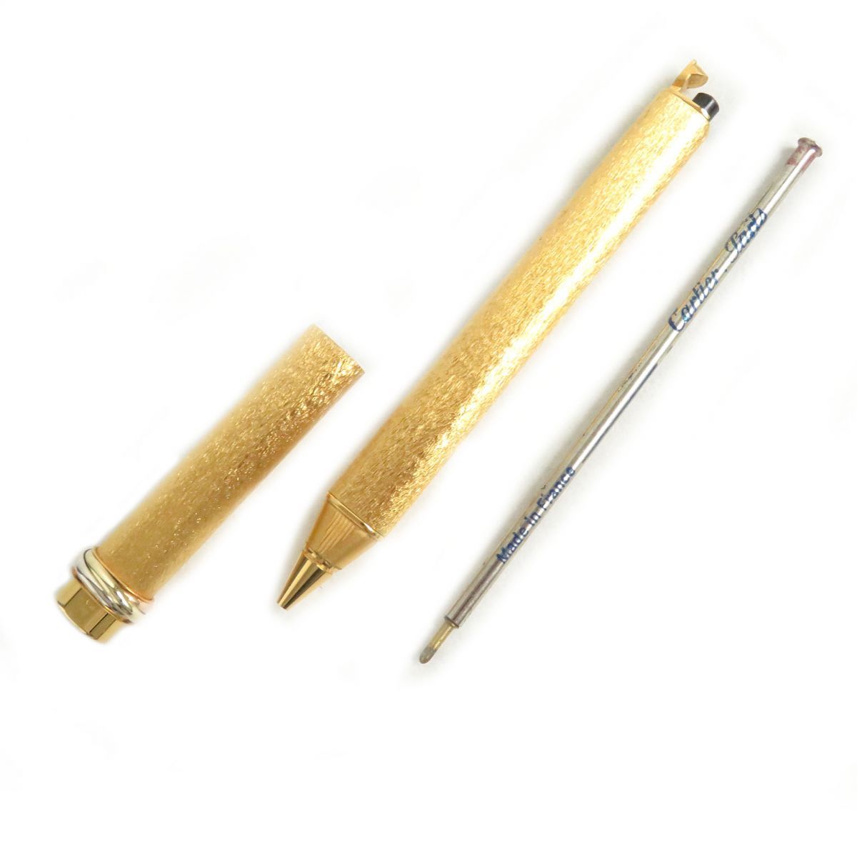 極美品□Cartier/カルティエ ヴィンテージ トリニティ ロゴ入り