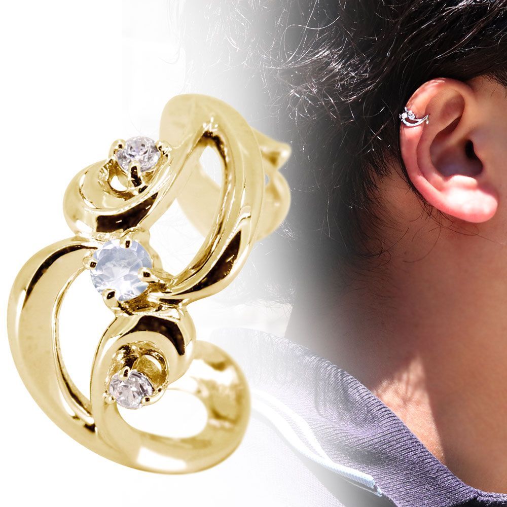 JAM HOME MADE ジャムホームメイド ラウンドダイヤモンドスターピアス