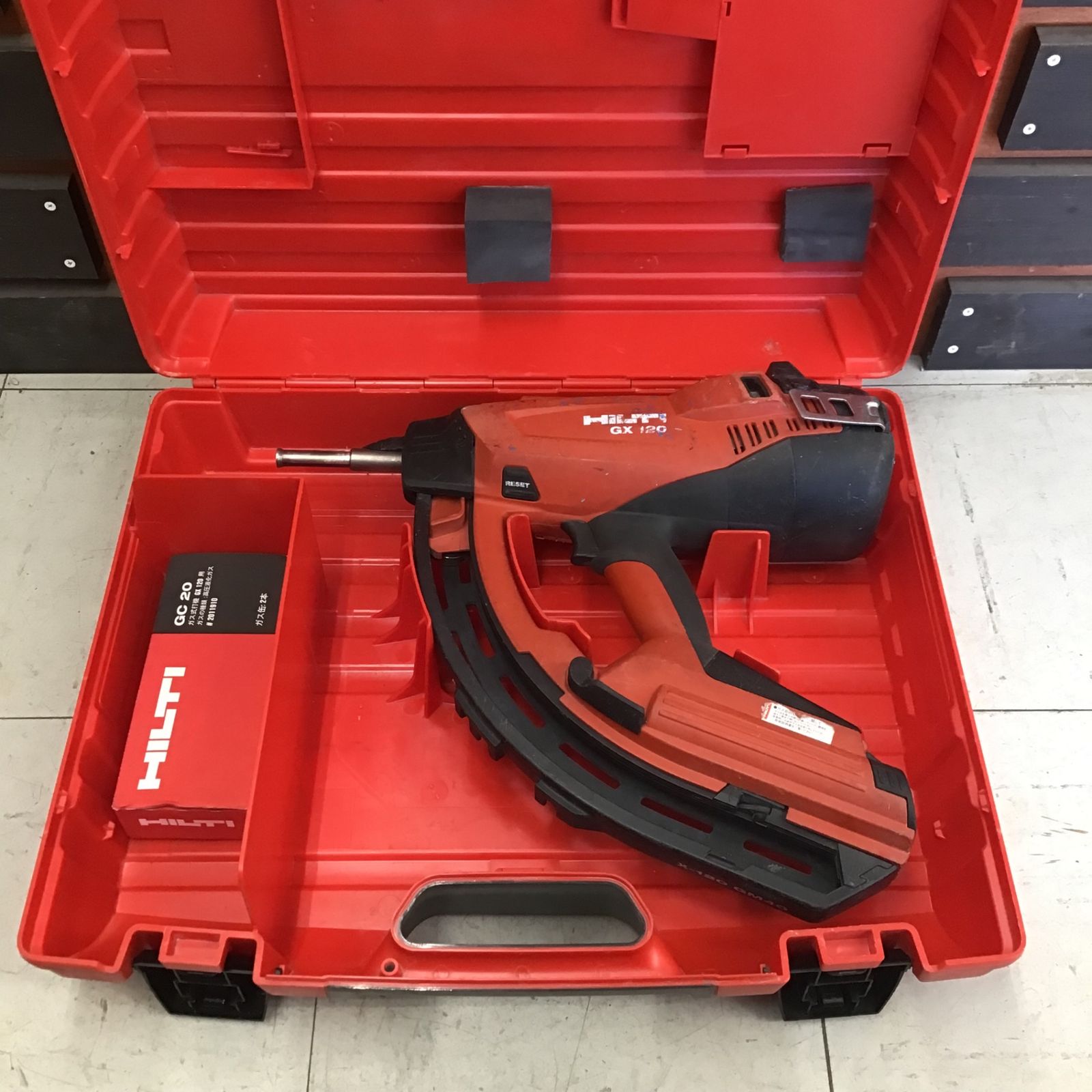品】 ヒルティ/HILTI ガス式鋲打機 ベスト GX120 【鴻巣店】 品】 ヒルティ/HILTI ガス式鋲打機 ベスト GX120 【鴻巣店】