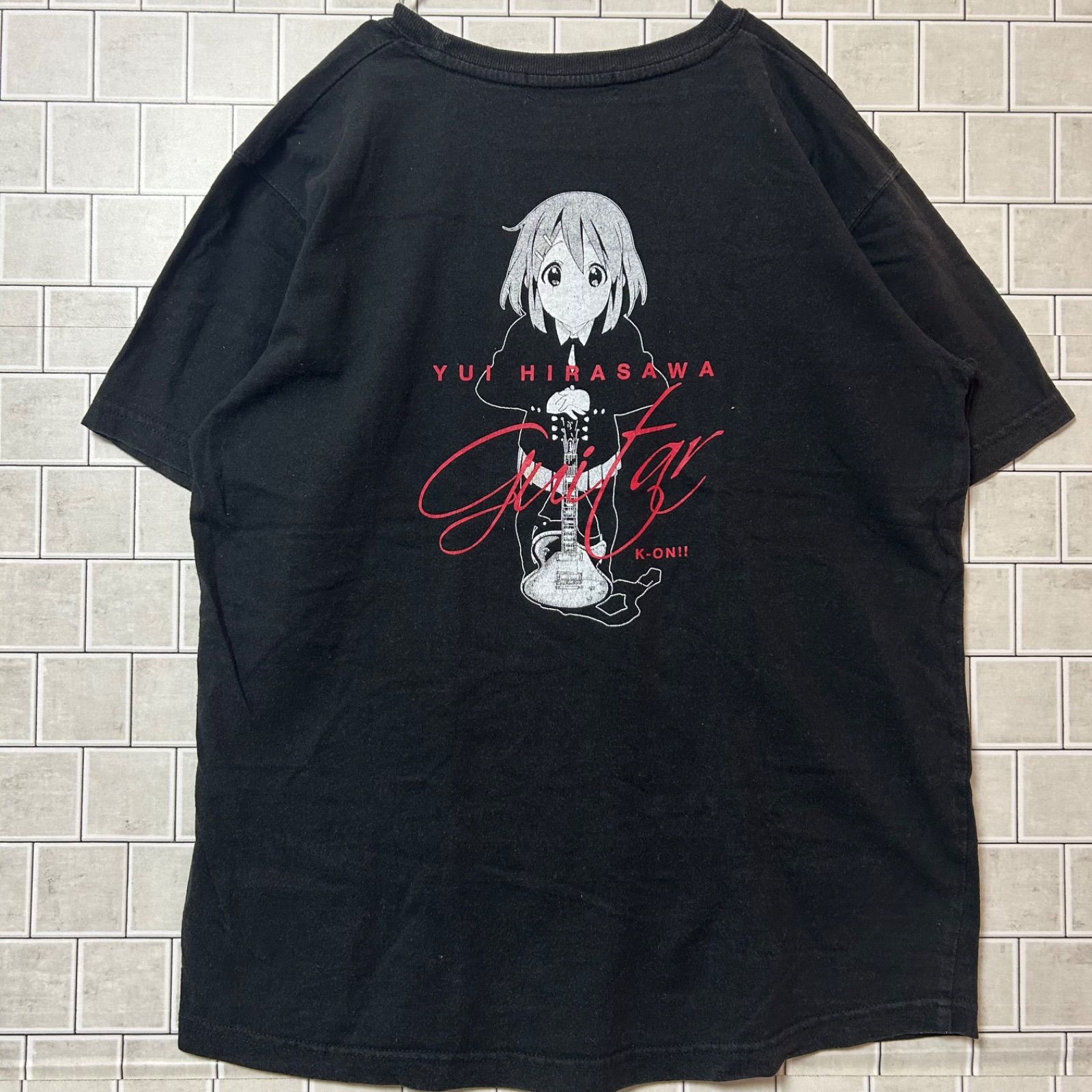けいおん! 平沢唯 tシャツ ギター 放課後ティータイム ギータ M