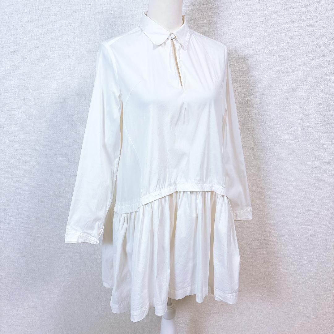 kei shirahata チュニック ブラウスワンピ 1 ホワイト