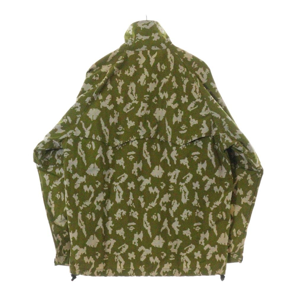 【希少】オールドエイプA BATHING APE ミリタリージャケット カーキ A BATHING APE (アベイシングエイプ) 90s デジタルカモ ワッペン