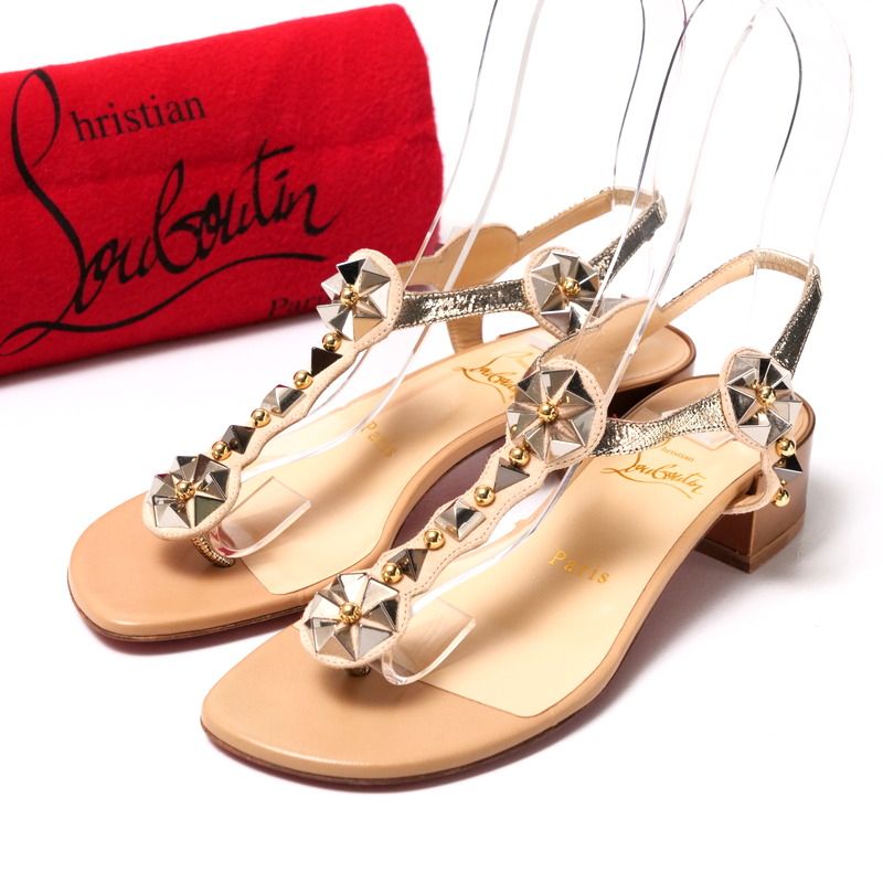 美品 Christian Louboutin クリスチャンルブタン サンダル Kaleidra  【古着】【中古】【送料無料】20241017/RA1693