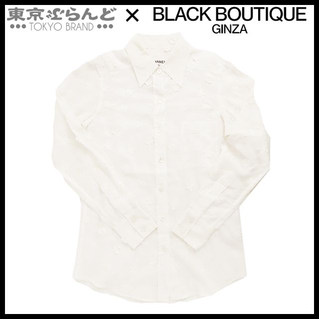 シャネル CHANEL ブラウス P33036V23706 ホワイト コットン 08P 星 四 
