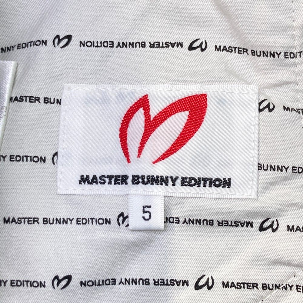サイズ：5 MASTER BUNNY EDITION マスターバニーエディション  ストレッチパンツ 千鳥柄 ベージュ系 [240101428642] ゴルフウェア メンズ ストスト サイズ：5 MASTER BUNNY EDITION マスターバニーエディション
