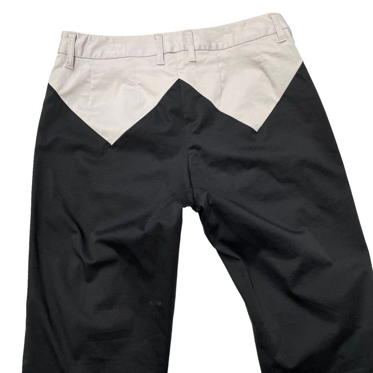 ISSEY MIYAKE 11AW パネル切り替えストレッチスリムパンツ LOOK5  