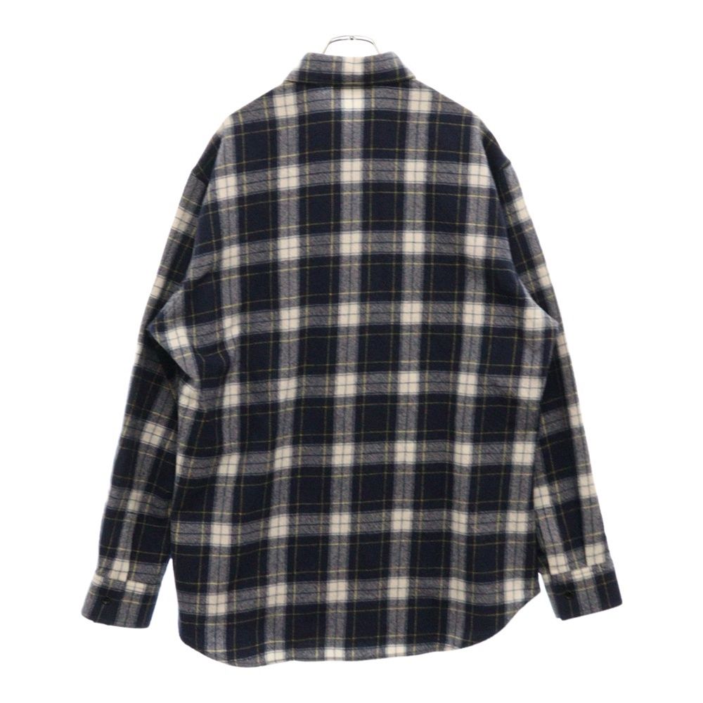 CELINE overshirt in checked wool | REVERSIBLE