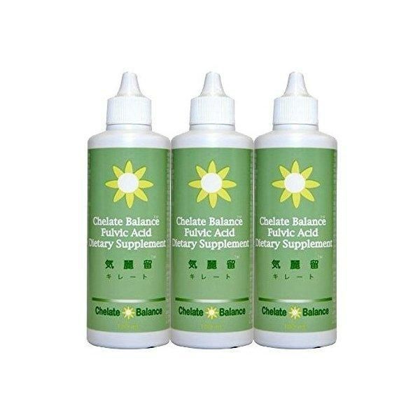 気麗留 キレート 100ml 3本セット フルボ酸 ミヤモンテ ミネラルバランスを整えるサプリメント オーガニック 健康食品