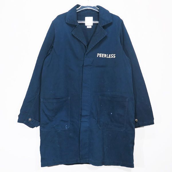 VISVIM ビズビム 18AW PEERLESS SHOP COAT 0118205013014 ヴィズヴィム ピュアレス ショップ コート  アウター ネイビー - メルカリ