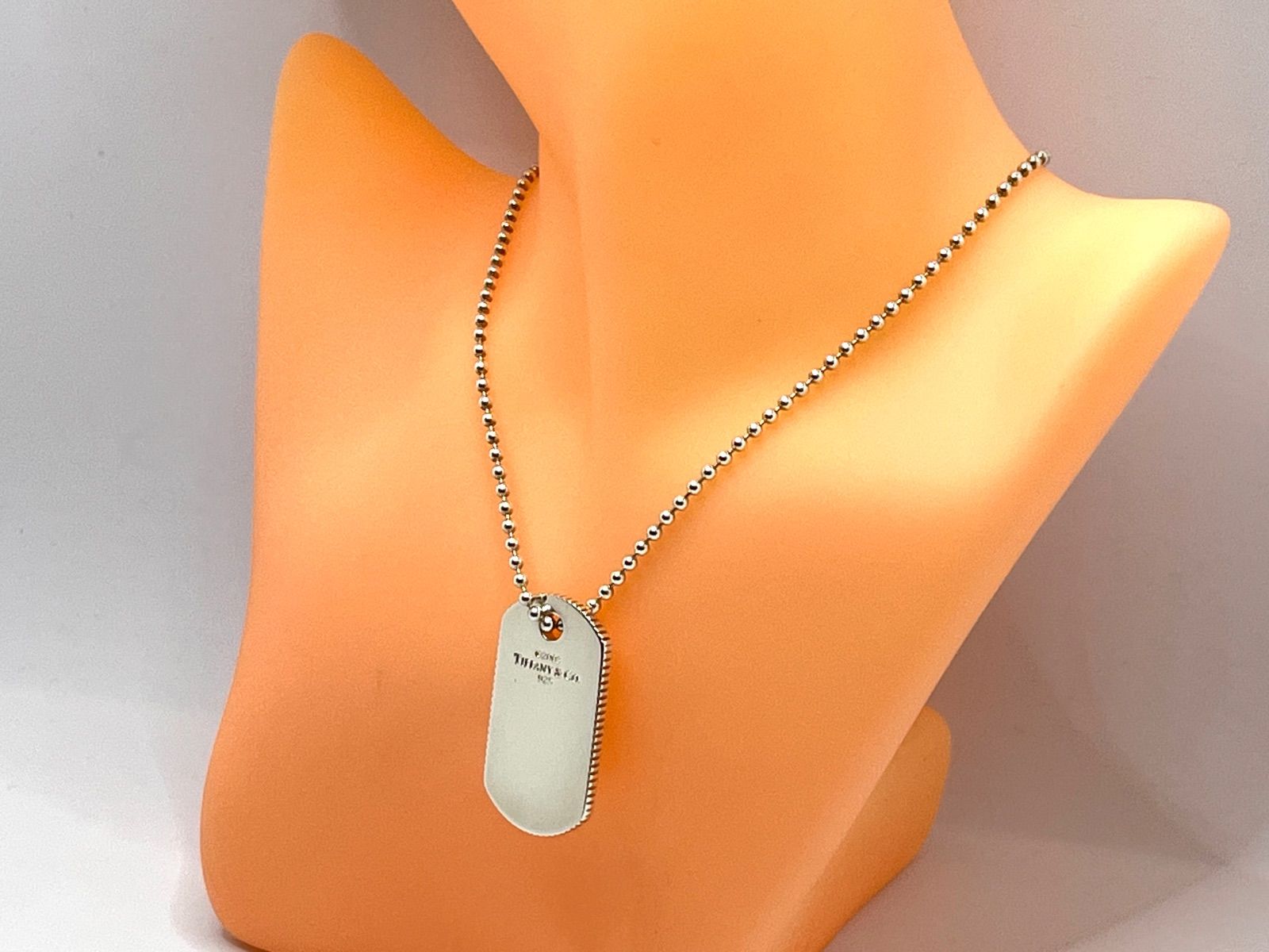 ティファニー 2003 ドッグタグ ネックレス SV925 a001 送料無料 美品 希少 Tiffany&Co. オールド ティファニー