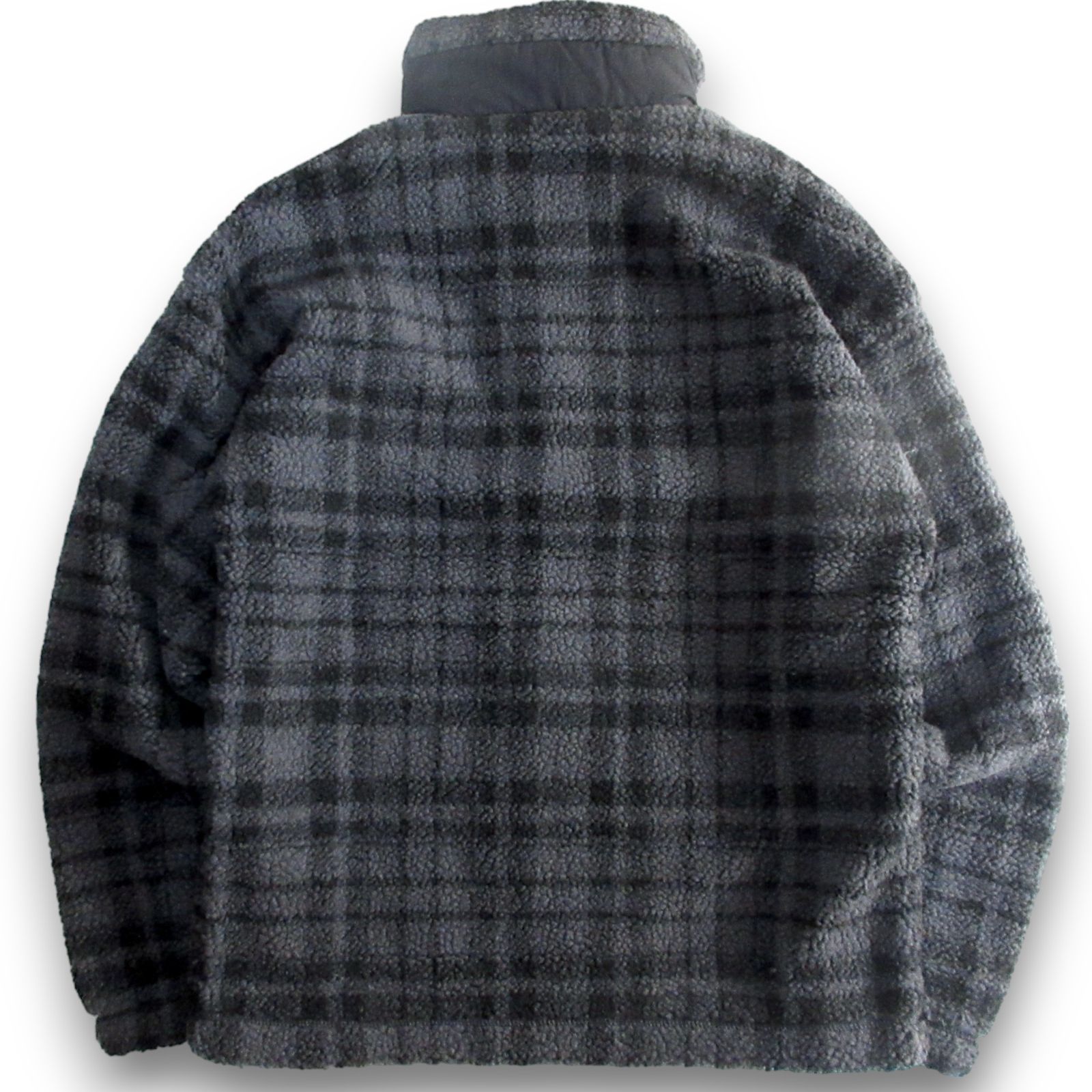 新品 MILLET ミレー ワッペン付 チェック柄 ボアフリース ジャケット 