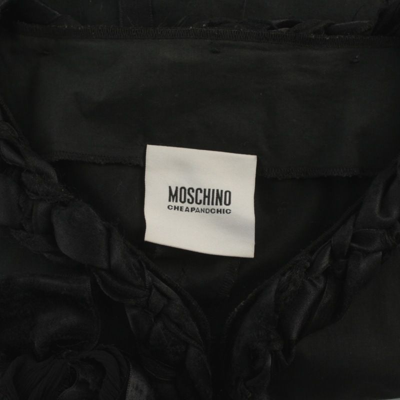 モスキーノチープアンドシック MOSCHINO CHEAP AND CHIC ノーカラー 