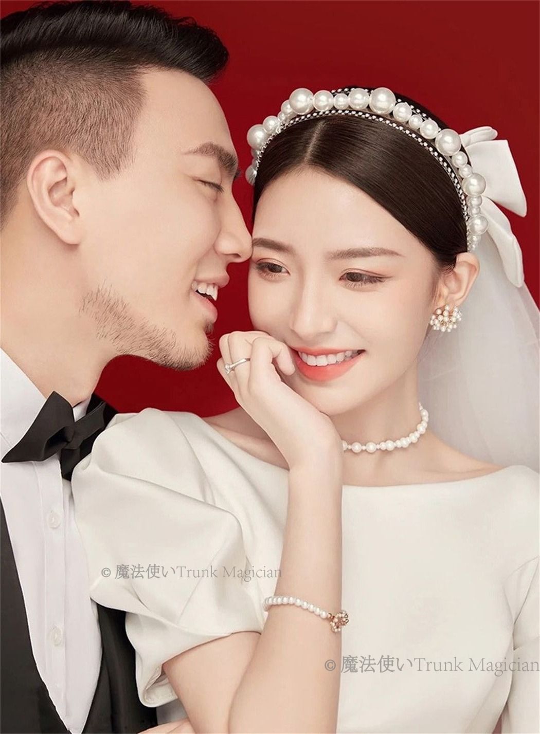 ウェディングドレス エレガント サテン半袖 レースアップデザイン CCVZ1026P261