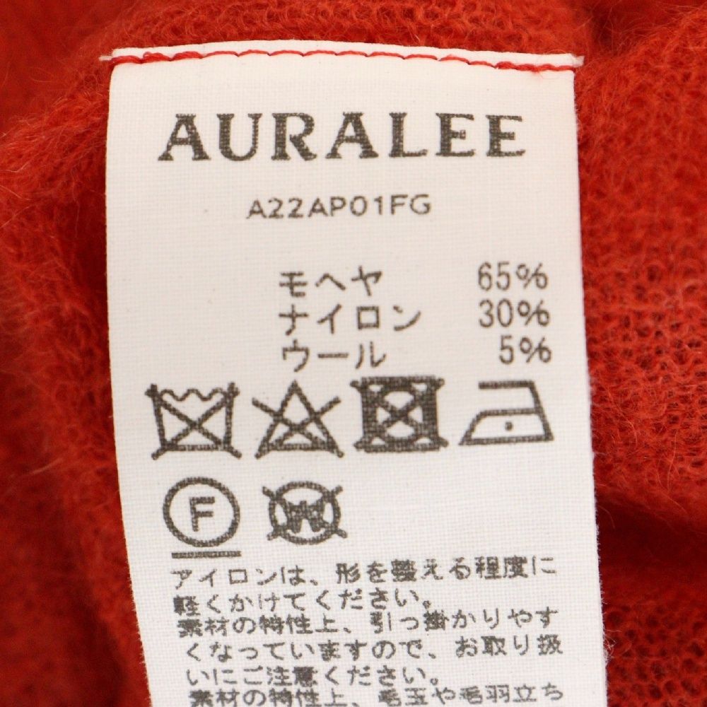 AURALEE (オーラリー) 22AW KID MOHAIR SHEER KNIT キッドモヘヤ