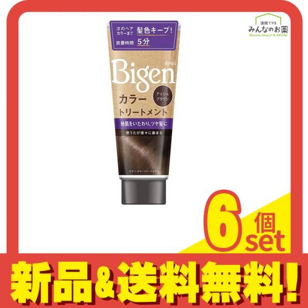 ビゲン カラートリートメント アッシュブラウン 180g 6個セット まとめ売り