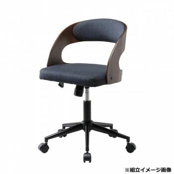 弘益(KOEKI) UTILITY ジェシー ホームチェア リモートワーク ブラウン JESCBR
