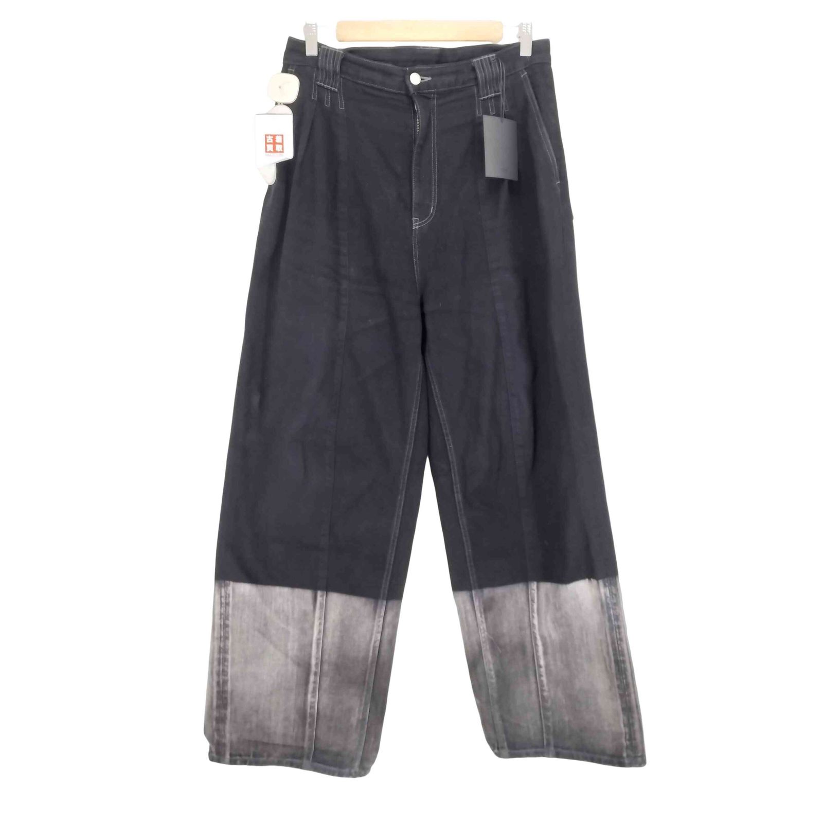 ヨーク YOKE LASER PROCESSED DENIM WIDE-LEG BUGGY PANTS メンズ JPN：4