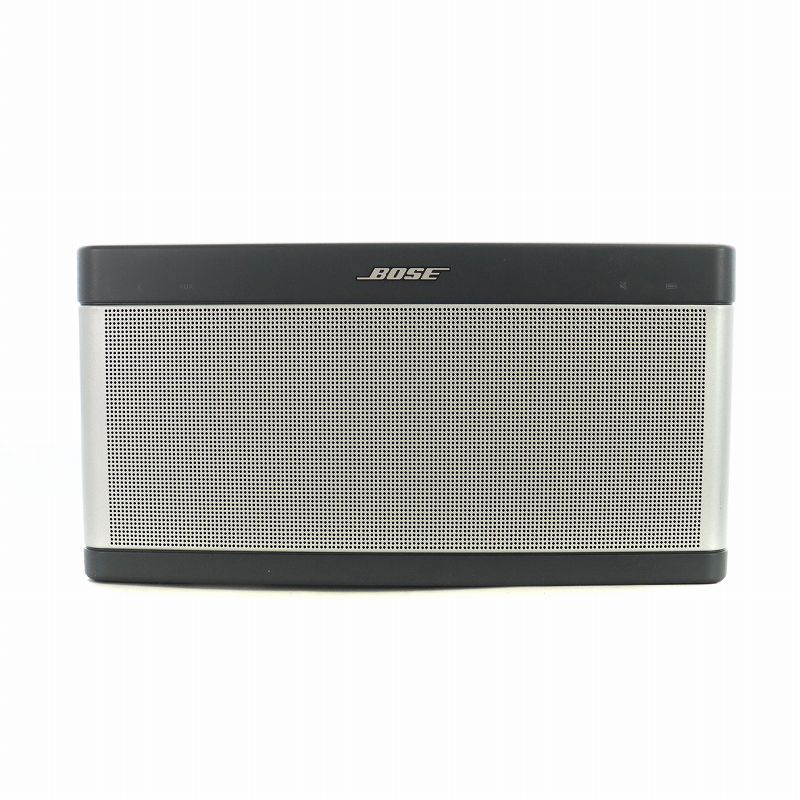 ボーズ BOSE サウンドリンク SoundLink ブルートゥース スピーカー オーディオ ロゴ 動作 済 グレー シルバー色 414255 GY12 |MQ